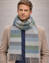 Foxford Lambswool Scarf | Oxford Multi Stripe