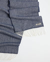 Foxford Navy Herringbone Scarf