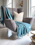 Mcnutt Cashmere Merino Throw | Alpine Spring