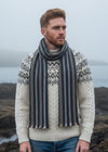 Mucros Donegal Scarf | Charcoal