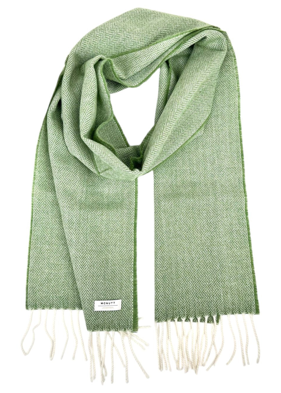 McNutt Herringbone Scarf | Golf Green