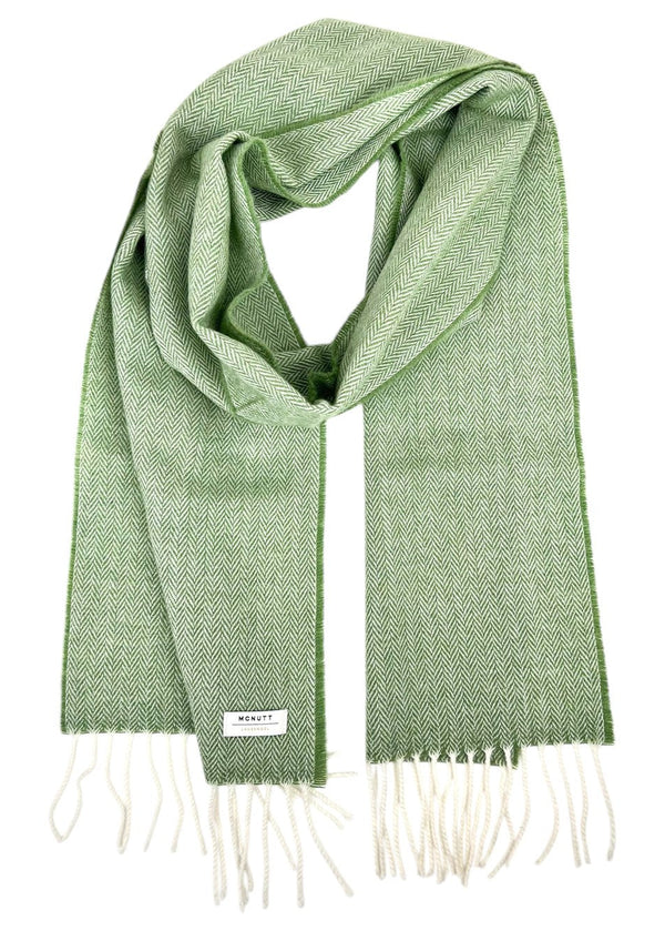 McNutt Herringbone Scarf | Golf Green