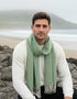 McNutt Herringbone Scarf | Golf Green