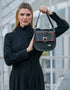 Mucros Grace Tasche | Blau-Senf-Streifen