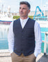 Gray Tweed Herringbone Waistcoat