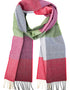 McNutt of Donegal Green Smoke Check Scarf | Pure Merino Lambswool