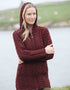 Aran Galway Cardigan With Celtic Knot Zipper | Ember