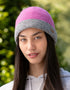 Erin Crochet Turn up Hat | Pink