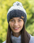 Erin Wool Bobble Flecked Hat | Charcoal