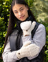 Erin Aran Cable Hunter Gloves | Natural