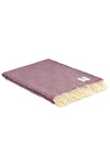 McNutt Pure Wool Throw Orchid