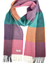McNutt of Donegal Hyacinth & Orange Lambswool Scarf | Irish Merino Wool