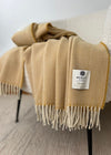 Mcnutt Lambswool Throw | Lemon