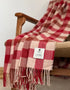 Lava Plaid Eco Wool Throw | Irish Wool Blanket