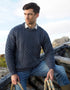 Inis Mor Aran Sweater | Denim