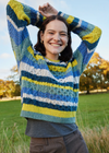 IrelandsEye Aran Multi-Coloured Sweater | Marina