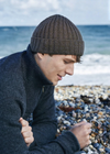 IrelandsEye Men's Zip Lambswool Sweater | Charcoal