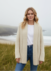 IrelandsEye Women's Kilcoole Coatigan | Oatmeal Marl
