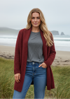 IrelandsEye Women's Kilcoole Coatigan | Sable Marl