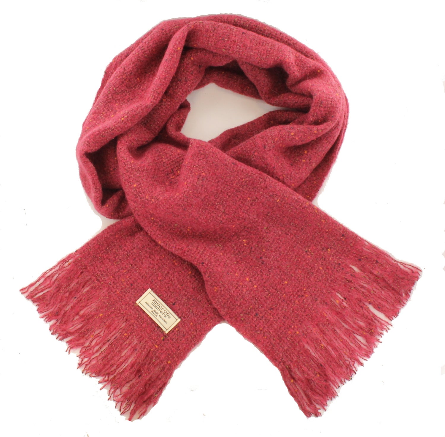 Mucros Raspberry Islander Scarf