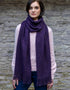 Mucros Islander Scarf | Purple Speck