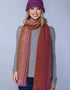 Mucros Islander Scarf Mustard Mix | Handwoven in Ireland | Alpaca & Merino Wool