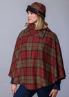 Mucros Poncho | Red Check