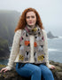 Jimmy Hourihan Fringed Sheep Scarf | Natural