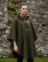 Jimmy Hourihan Green Wool Walking Cape (No Pockets)