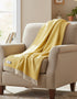 John Hanly Cashmere Merino Throw - Yellow
