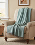 John Hanly Oversized Cashmere Throw - Duck Egg