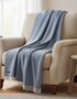 John Hanly Oversized Cashmere Throw Denim