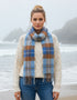 John Hanly Scarf | Blue Grey Rust
