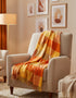John Hanly Yellow Orange Block Throw