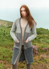 Donegal Wool Three Tone Coat | Grey Mix