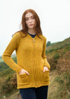 Donegal Wool Trinity Zip Cardigan
