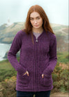 Donegal Wool Trinity Zip Cardigan