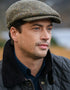 Mucros Kerry Cap | Brown Herringbone Flat Cap