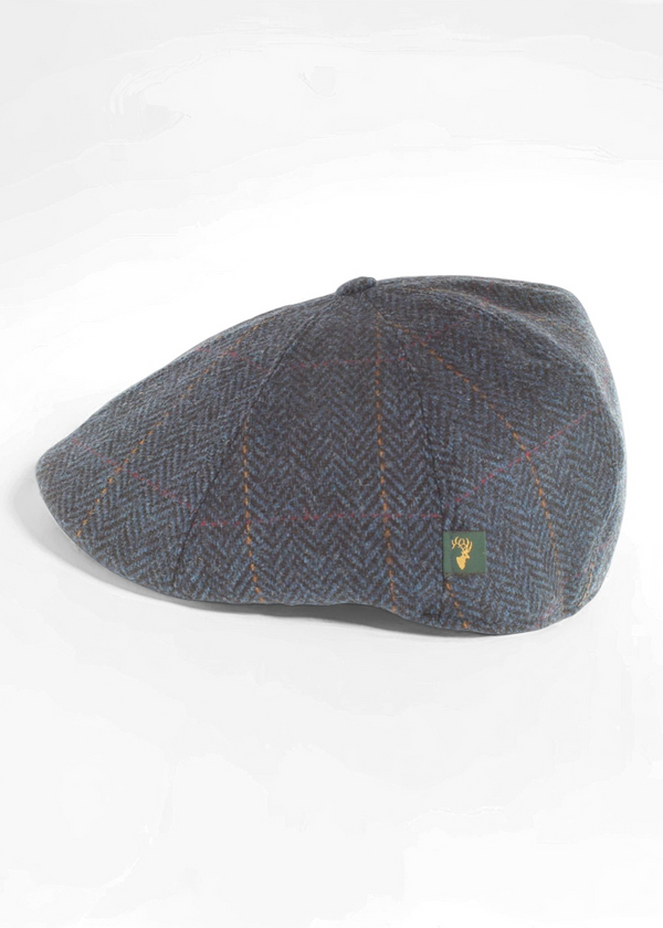 Killarney Pub Cap | Denim Herringbone
