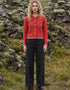 Gilet en laine et cachemire Killiney | Tandoori | Ireland's Eye Knitwear