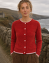 Gilet en laine et cachemire Killiney | Tandoori | Ireland's Eye Knitwear