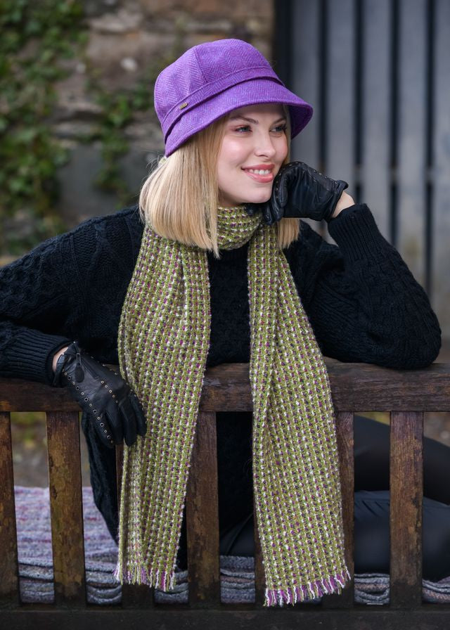Mucros Atlantic Scarf | Green Lavender