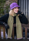 Mucros Atlantic Scarf | Green Lavender