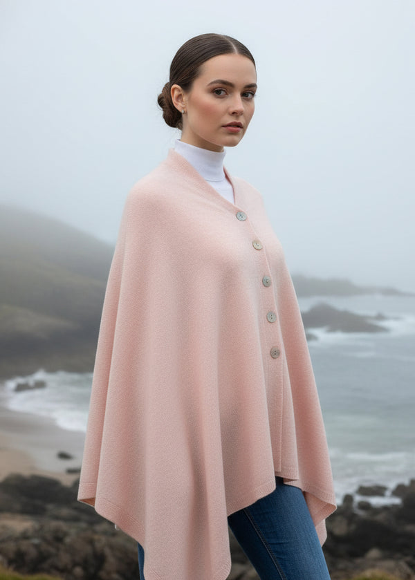Lambswool Shawl | Pink