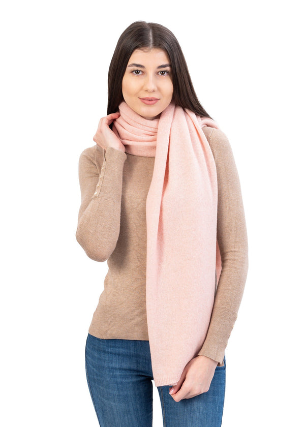 Lambswool Shawl | Pink
