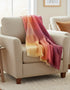 Mohair Throw | Pink Yellow Purple Multi Mix