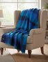 John Hanly Mohair Throw | Navy Blue Aqua