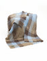 John Hanly Mohair Throw | Blue Brown