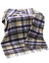 John Hanly Large Purple Mix Charcoal Berry Blanket