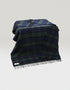 John Hanly Large Navy Green Mix Blanket